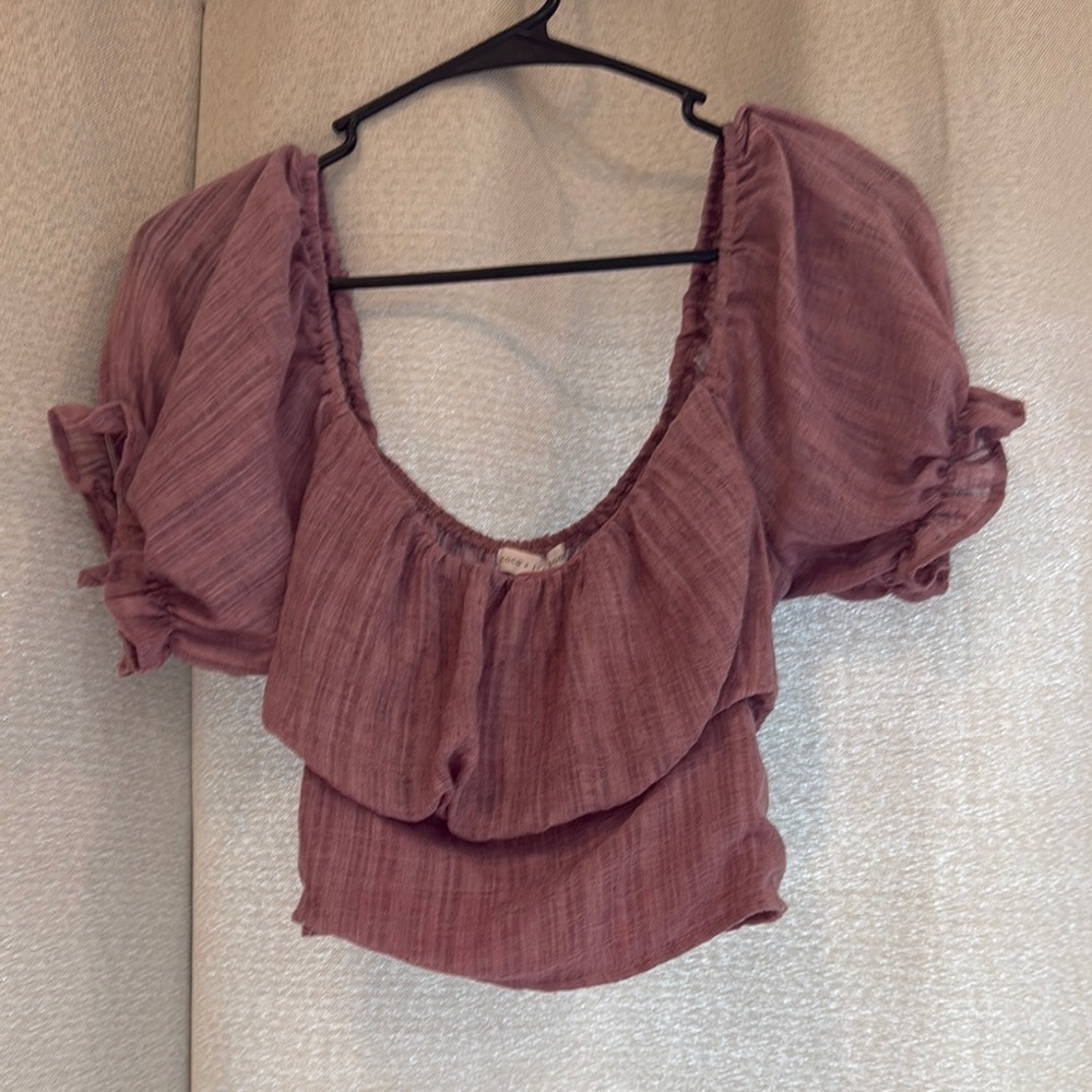 Purple boutique Top